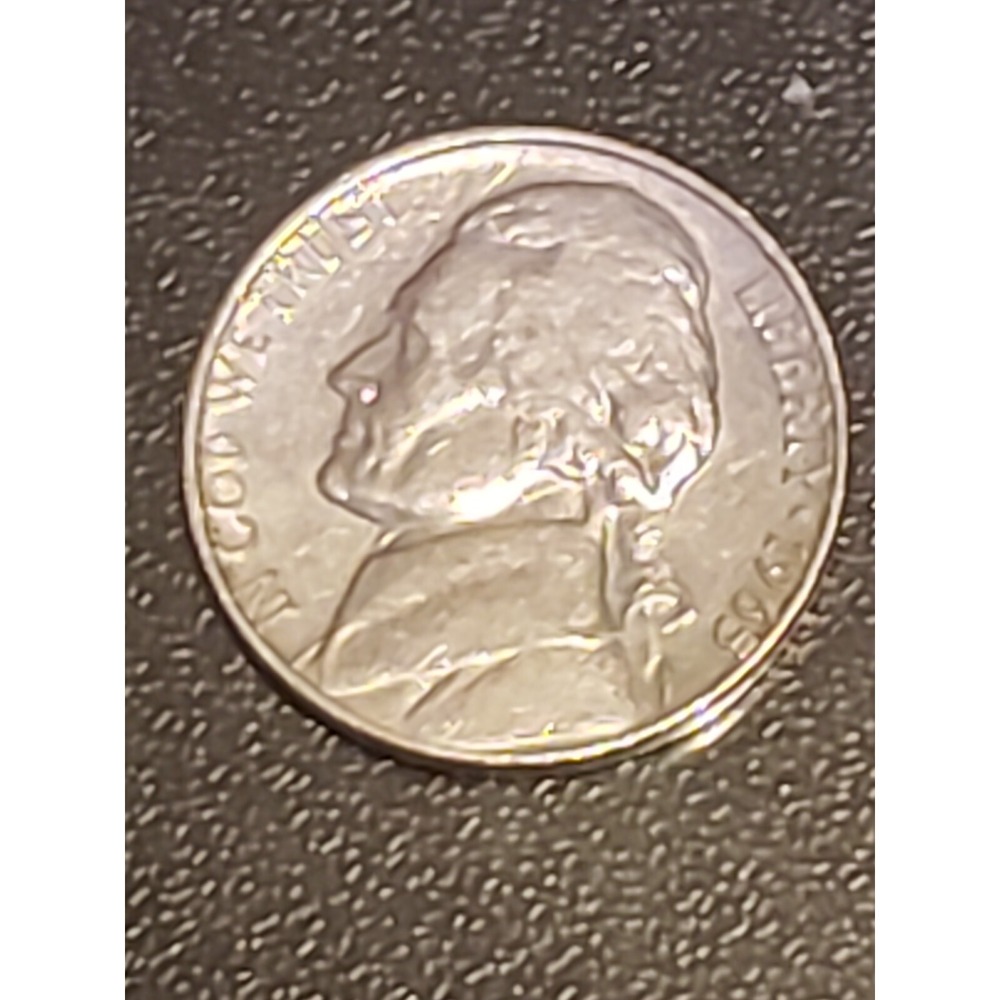 1965 Jefferson Nickel - Actual Collectible‎ War Coin In Photo -